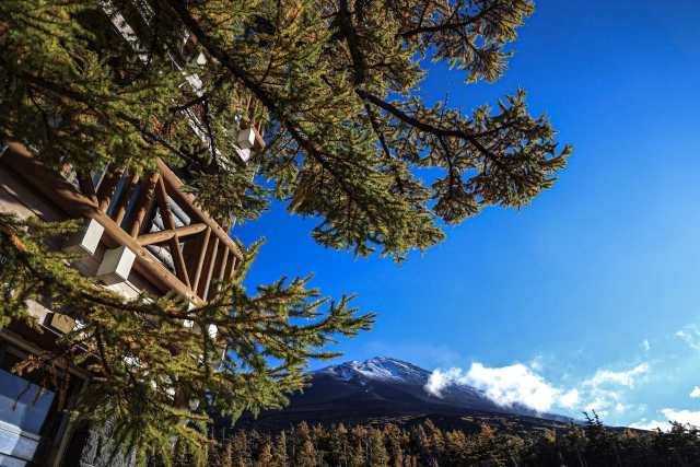 Mt. Fuji 5th Station (or the highest accessible point)